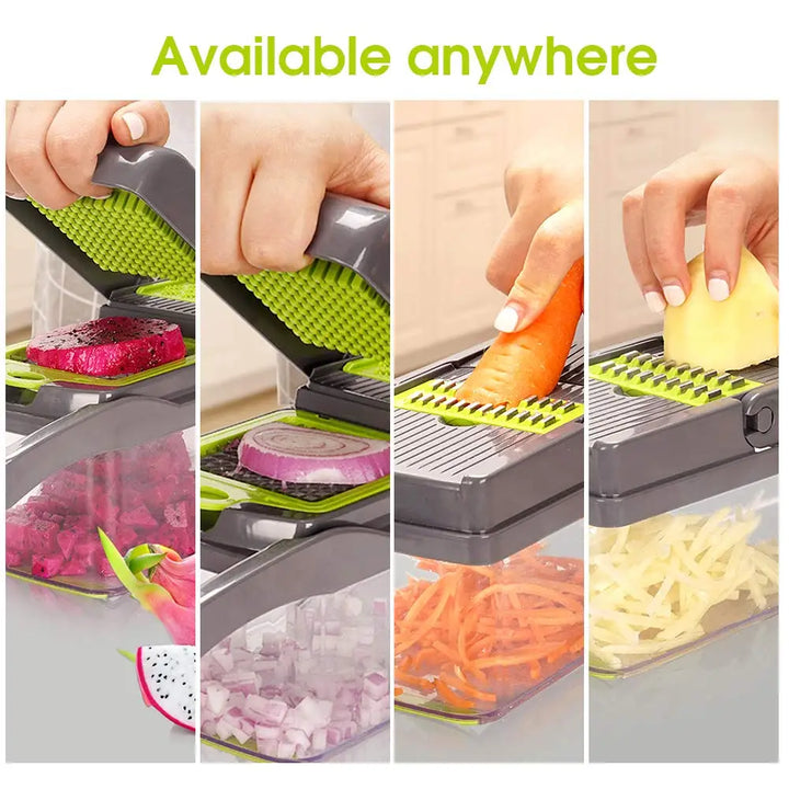 8 In 1 6 Dicing Blades Slicer Shredder