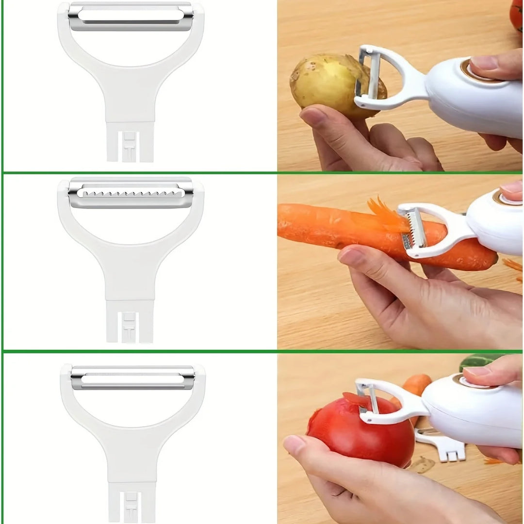 3-in-1 Handheld Vegetables And Fruit Peeler Pro Set