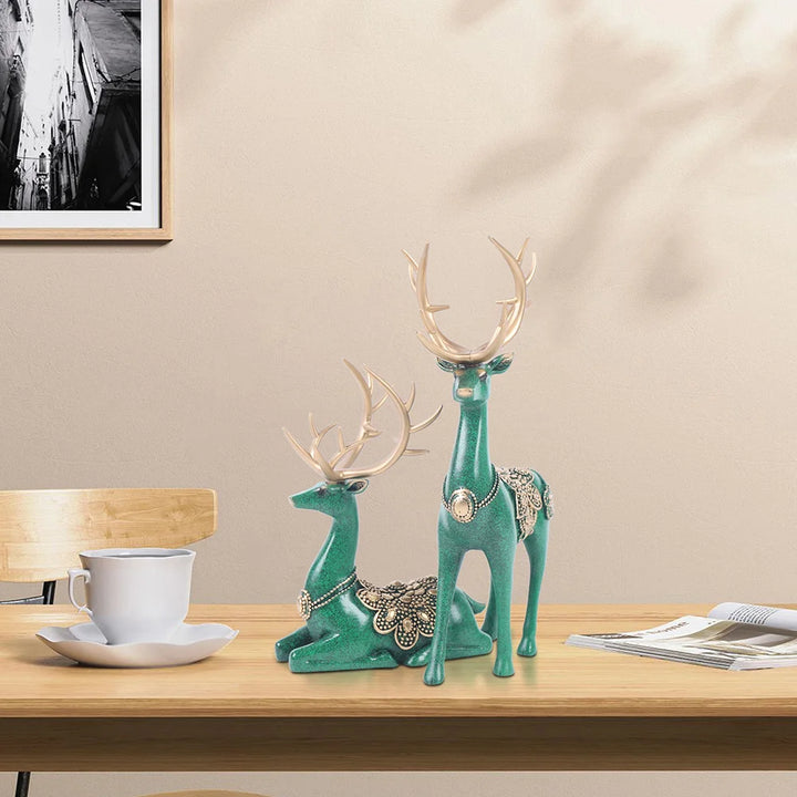 Luxury Large Deer Resin Sculpture