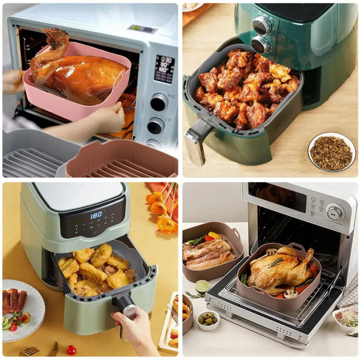 Non-stick Silicone Air Fryer Basket