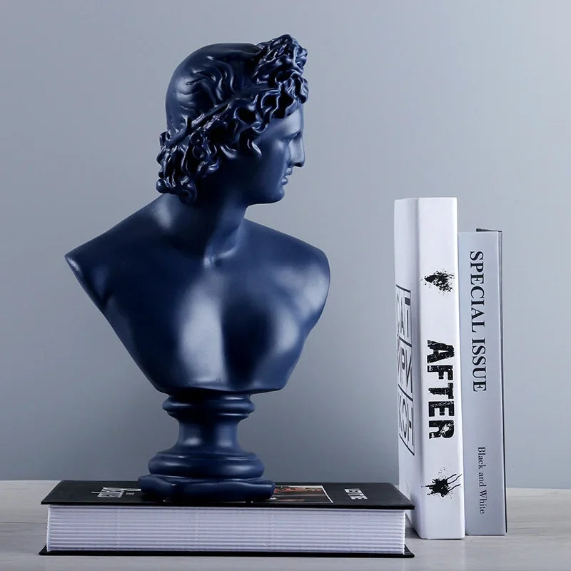 Resin David Venus Head Statues