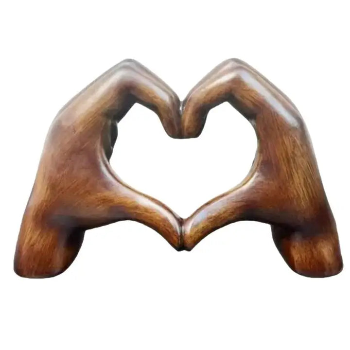 Heart Hands Statue  For Home Decor