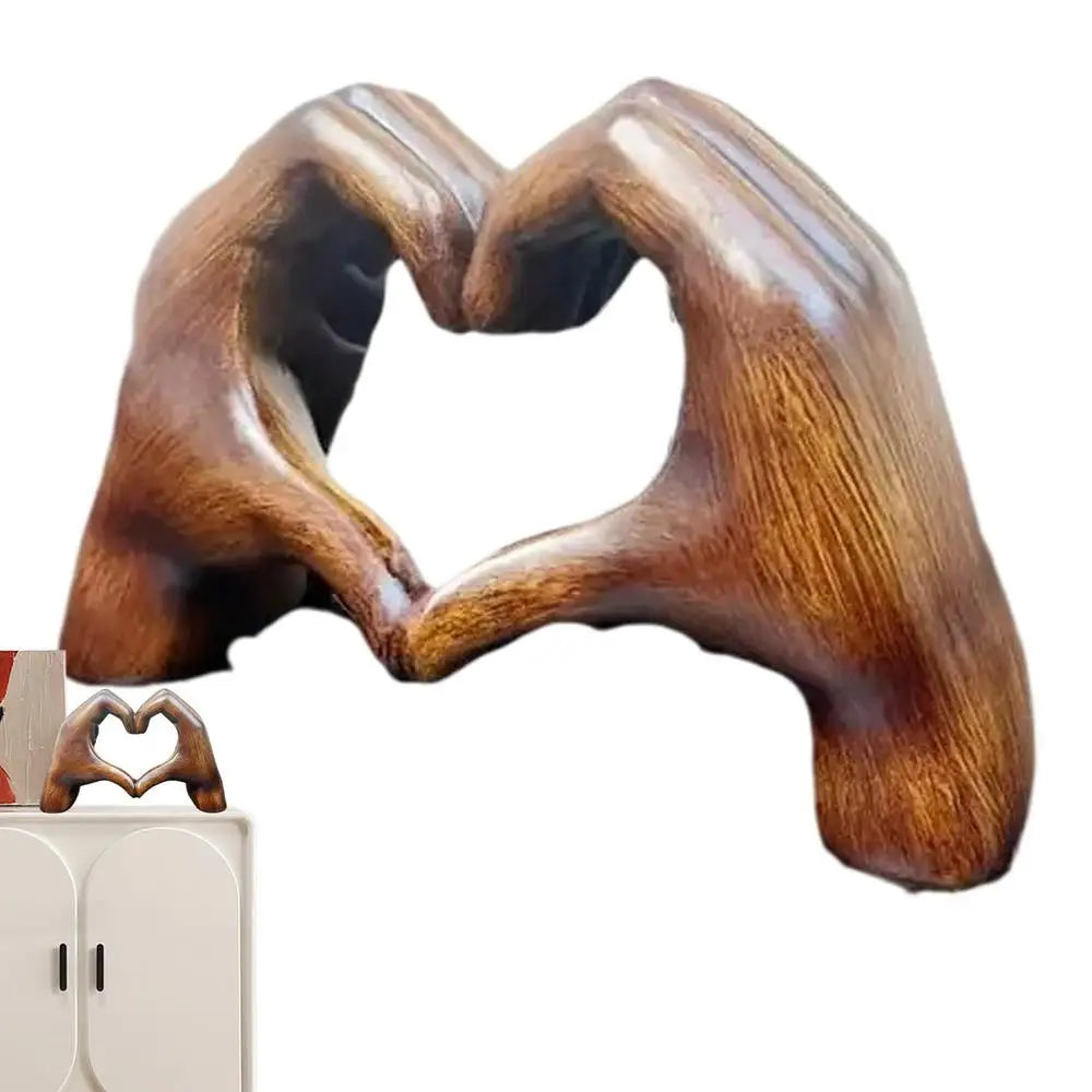 Heart Hands Statue  For Home Decor