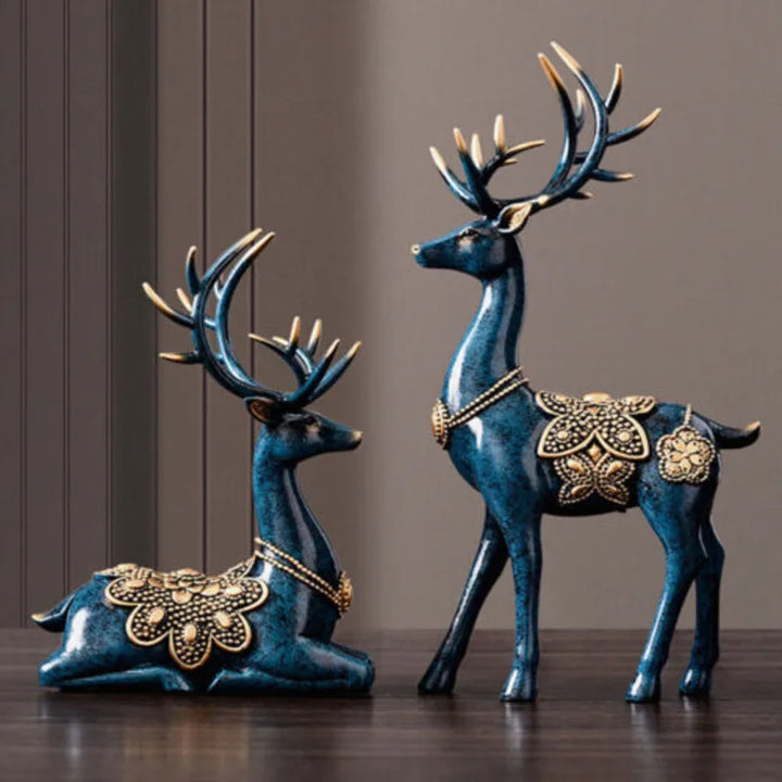 Luxury Large Deer Resin Sculpture