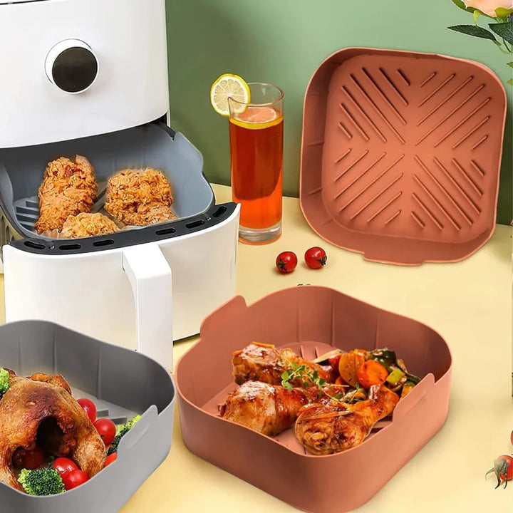 Non-stick Silicone Air Fryer Basket