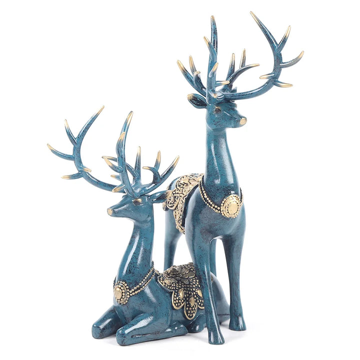 Luxury Large Deer Resin Sculpture