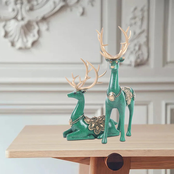 Luxury Large Deer Resin Sculpture