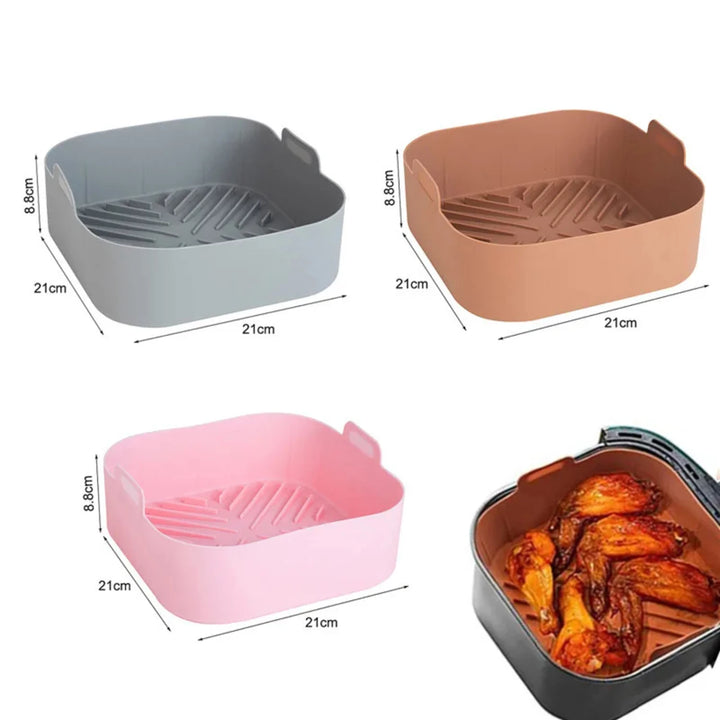 Non-stick Silicone Air Fryer Basket