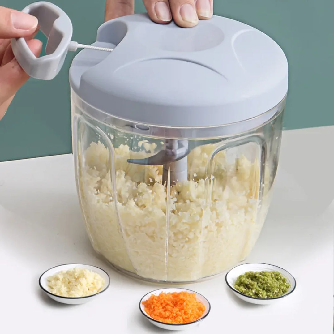 Hand Pull Press Vegetable Chopper