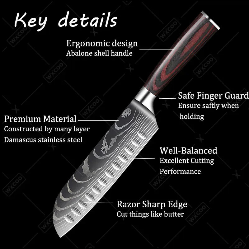 Stainless Steel Cooking Knife