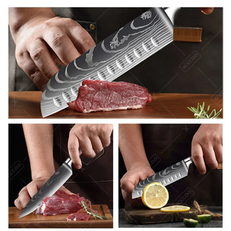 Stainless Steel Cooking Knife