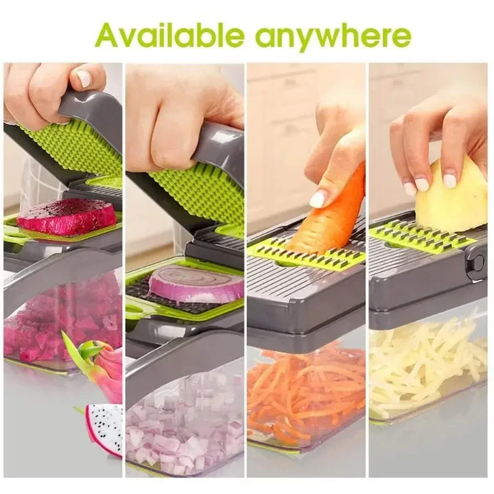 8 In 1 6 Dicing Blades Slicer Shredder